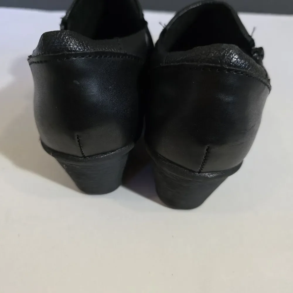 Earth Origins Womens Loafers Black Sz 8.5 M